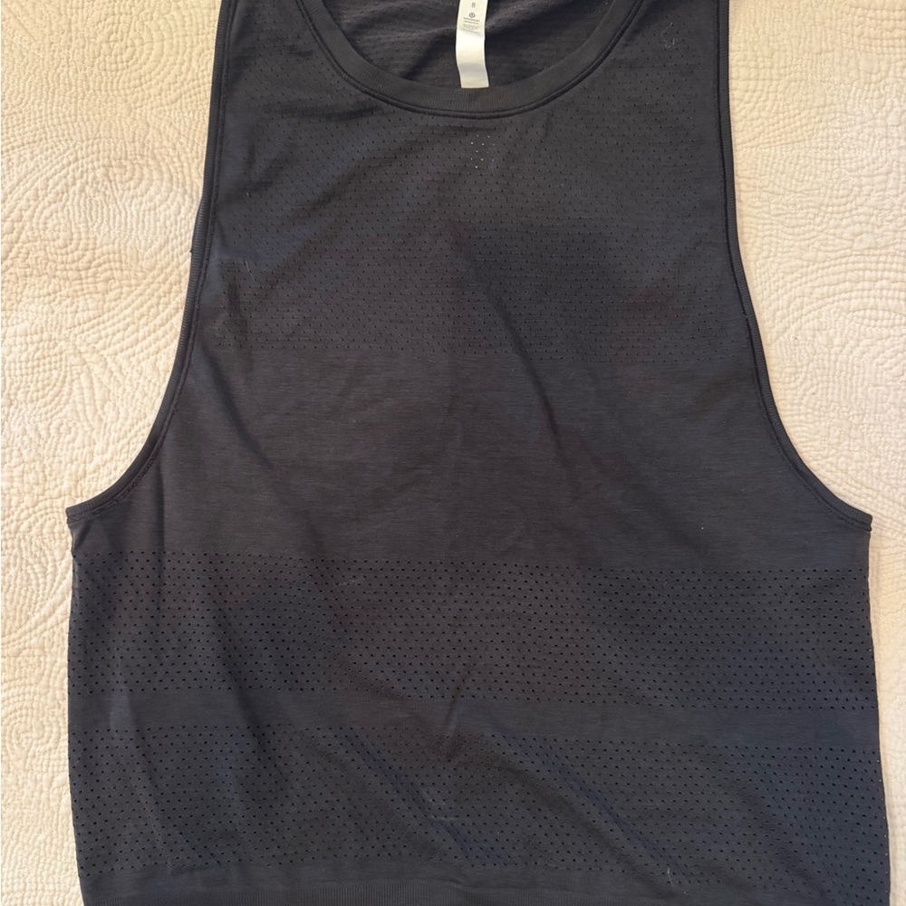 lululemon athletica Black Muscle Tee